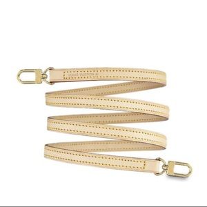 Authentic LV  leather adjustable strap